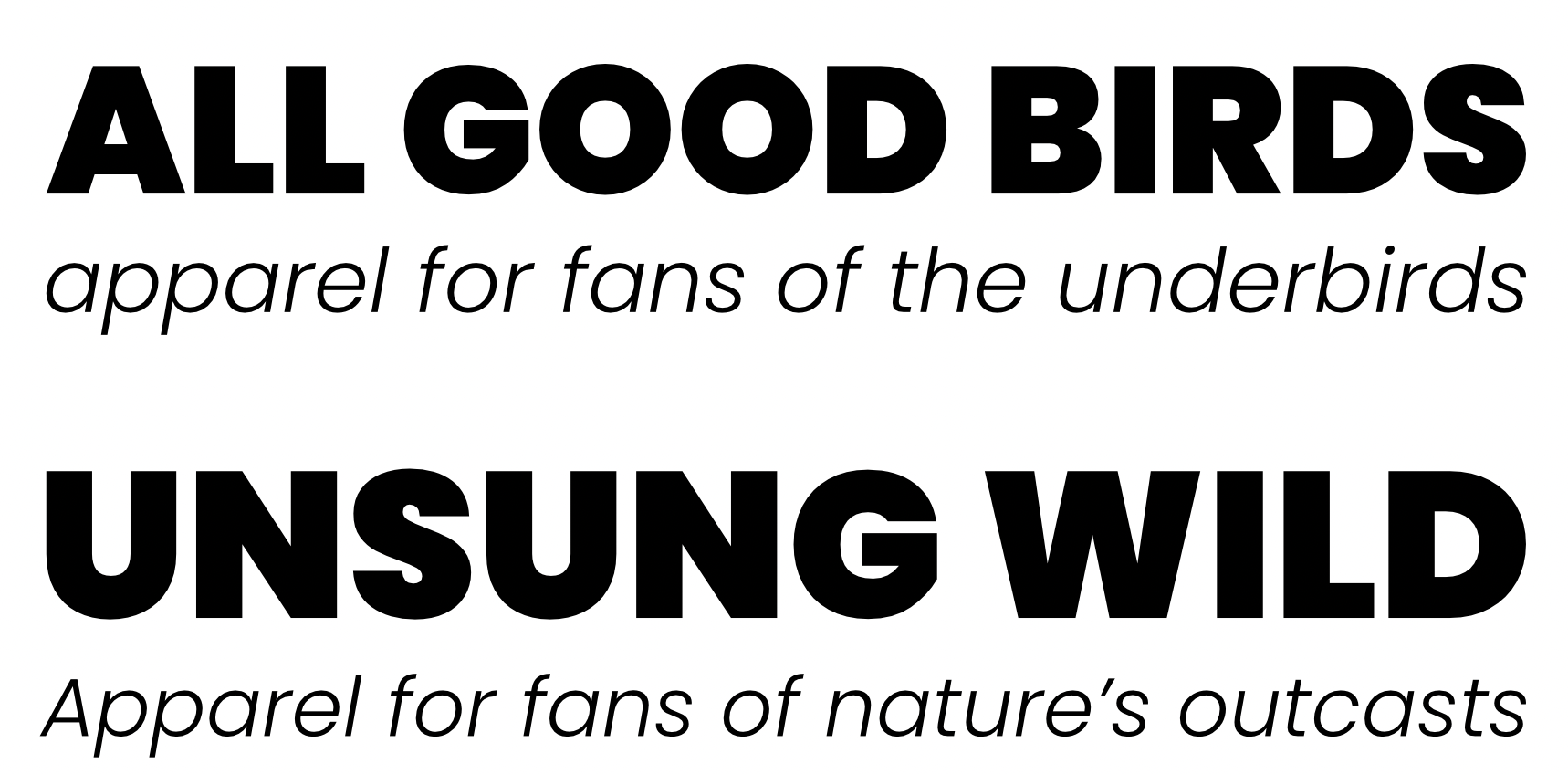 All Good Birds